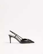 Valentino Vlogo Signature Calfskin Slingback Pump 80 Mm / 3.15 In.